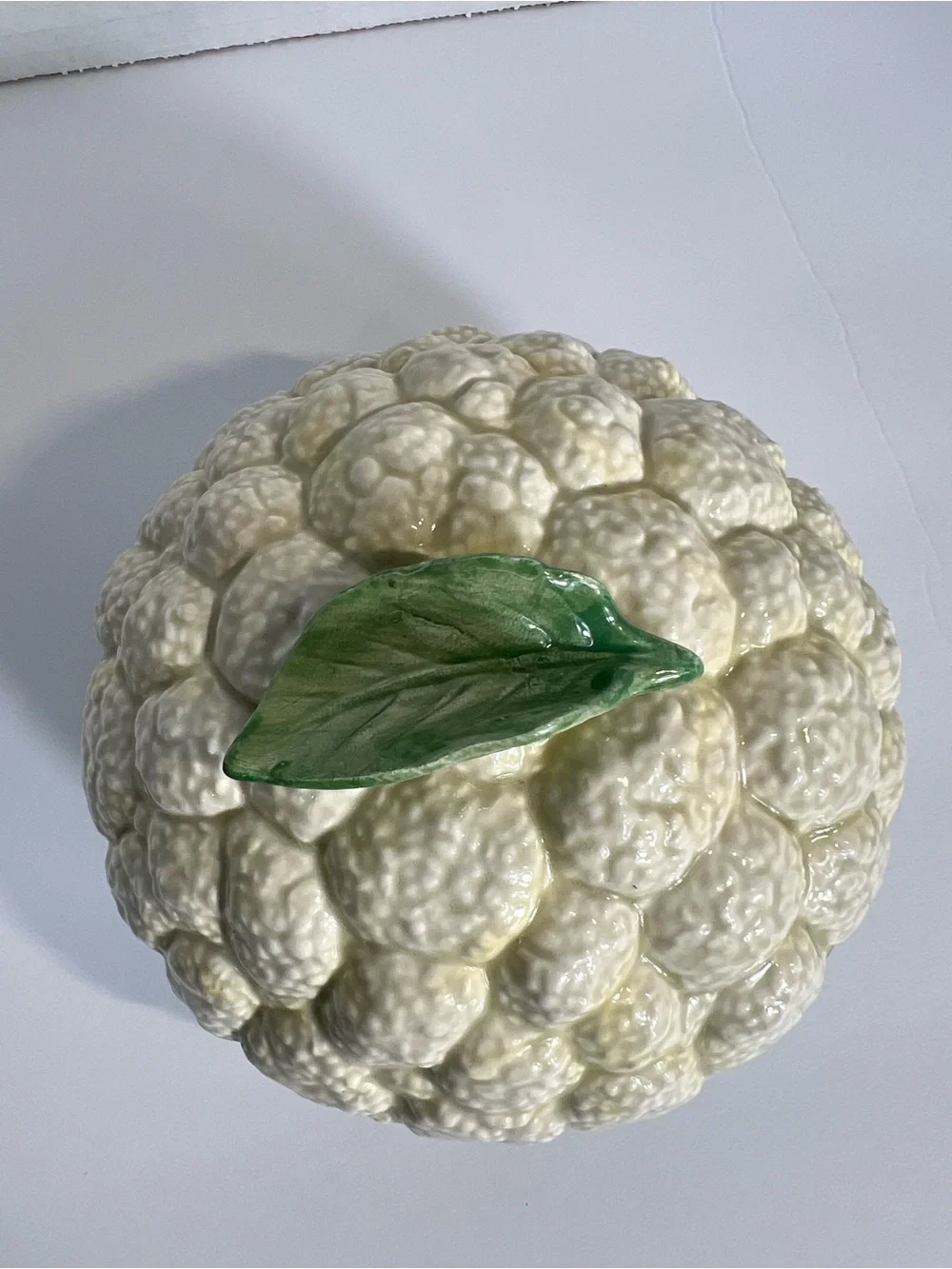 Vintage Fitz and Floyd Cauliflower Covered Serving Bowl 1984